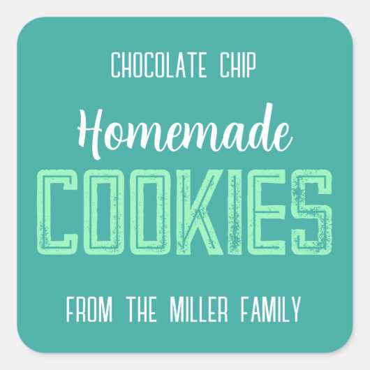 カスタマイズ可能な自家製ラベルHM001_43rdv1 スクエアシール (正面)