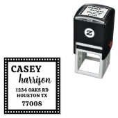 カスタマイズ可能な自己インク1.5インチx1.5インチスタンプテンプレート セルフインキングスタンプ (インサイチュ)