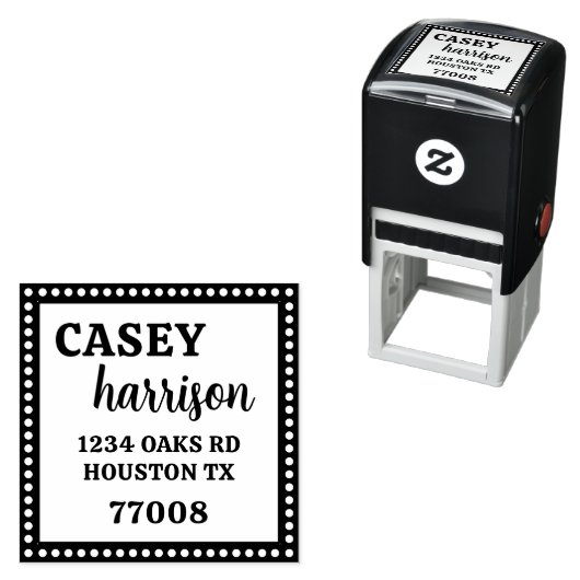 カスタマイズ可能な自己インク1.5インチx1.5インチスタンプテンプレート セルフインキングスタンプ (インサイチュ)