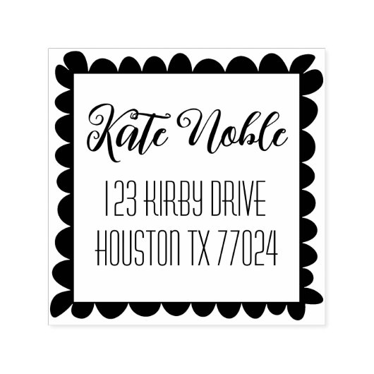 カスタマイズ可能な自己インク1.5インチx1.5インチスタンプテンプレート セルフインキングスタンプ (デザイン)