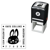 カスタマイズ可能な自己インク1.5インチx1.5インチスタンプテンプレート セルフインキングスタンプ (インサイチュ)