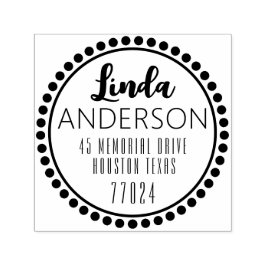 カスタマイズ可能な自己インク1.5インチx1.5インチスタンプテンプレート セルフインキングスタンプ