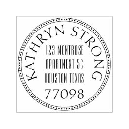 カスタマイズ可能な自己インク1.5インチx1.5インチスタンプテンプレート セルフインキングスタンプ