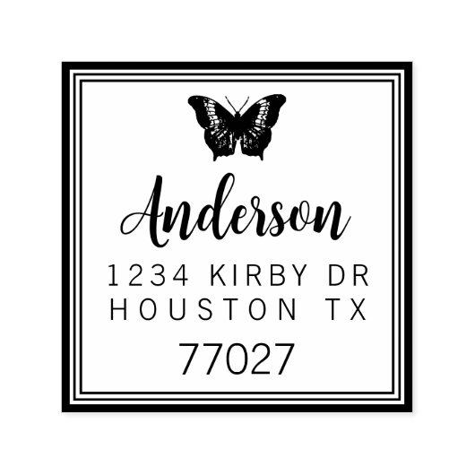 カスタマイズ可能な自己インク1.5インチx1.5インチスタンプテンプレート セルフインキングスタンプ (デザイン)