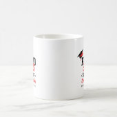 カスタマイズ可能な自慢の学校の卒業生 コーヒーマグカップ (中央)