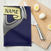 カスタマイズ可能な船長あなたの一流のいかり キッチンタオル (四つ折り)