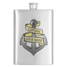 カスタマイズ可能な船長あなたの一流のいかり フラスク