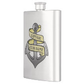 カスタマイズ可能な船長あなたの一流のいかり フラスク (左)