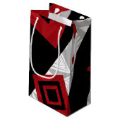 カスタマイズ可能な色のダンス スモールペーパーバッグ (裏面アングル)