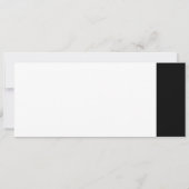 カスタマイズ可能な色の卒業式招待チケット 招待状 (裏面)