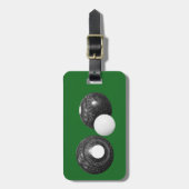 カスタマイズ可能な芝生のお椀 ラゲッジタグ (正面縦)