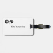 カスタマイズ可能な芝生のお椀 ラゲッジタグ (裏面横)