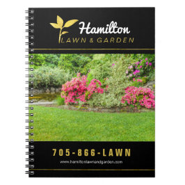 カスタマイズ可能な芝生の心配および園芸ノート ノートブック