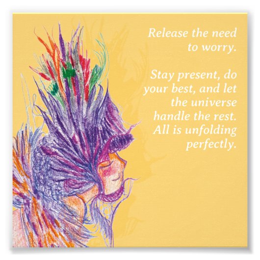 カスタマイズ可能な花妖精の写真の拡大 フォトプリント            (正面)