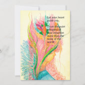 カスタマイズ可能な花妖精フラットカード (正面)