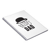 カスタマイズ可能な花嫁パパ花嫁の父親感謝してい ノートブック (右側)