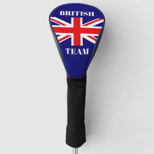 カスタマイズ可能な英国チーム 英国旗 ゴルフヘッドカバー