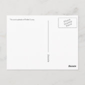 カスタマイズ可能な英語バラガーデンポストカード ポストカード (裏面)