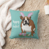 カスタマイズ可能な英語ブルドッグイースター クッション (ブランケット)