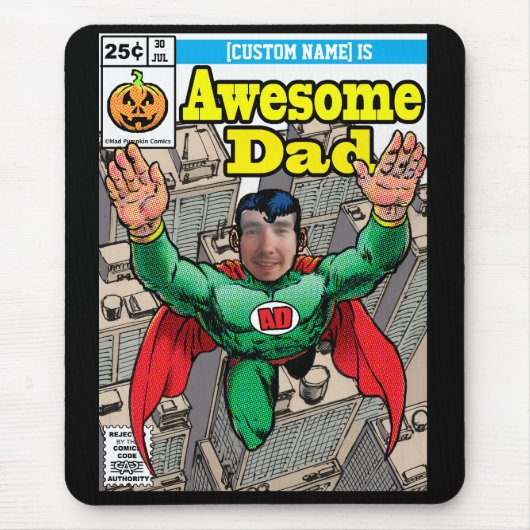 カスタマイズ可能な英雄のマウスパッド マウスパッド (正面)