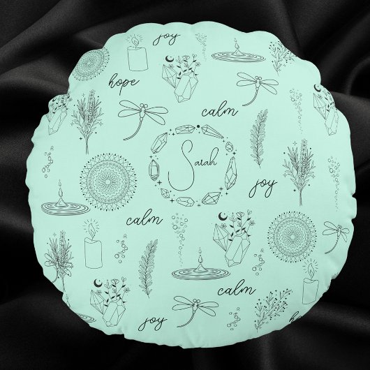 カスタマイズ可能な落ち着いた雰囲気 ラウンドクッション