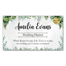 カスタマイズ可能な葉植物混載ビジネスカード