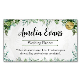 カスタマイズ可能な葉植物混載ビジネスカード マグネット名刺