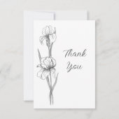 カスタマイズ可能な葬儀サンキューカード サンキューカード (裏面)