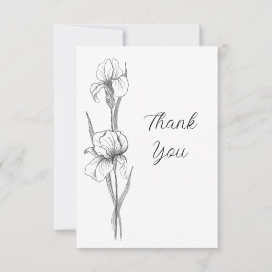 カスタマイズ可能な葬儀サンキューカード サンキューカード (裏面)