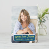 カスタマイズ可能な葬式招待状カード シーズンカード (スタンド正面)