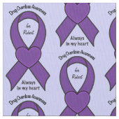 カスタマイズ可能な薬剤の過剰な服用の認識度の名前 ファブリック (クローズアップ)