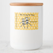 カスタマイズ可能な蜂蜜の瓶ラベル フードラベル (正面)