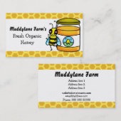 カスタマイズ可能な蜜蜂ビジネス 名刺 (正面/裏面)