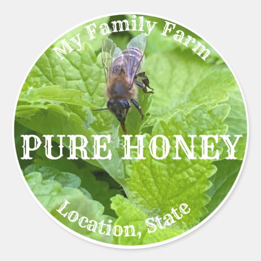 カスタマイズ可能な製品ラベル ラウンドシール (正面)