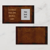 カスタマイズ可能な西部のスタイルの名刺 名刺 (正面/裏面)