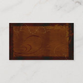 カスタマイズ可能な西部のスタイルの名刺 名刺 (裏面)