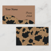 カスタマイズ可能な西部の名刺 名刺 (正面/裏面)