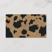 カスタマイズ可能な西部の名刺 名刺 (裏面)