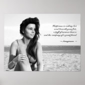 カスタマイズ可能な見積もり付き夏のそよ風ポスター ポスター (正面)