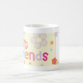 カスタマイズ可能な親友のマグ コーヒーマグカップ (中央)