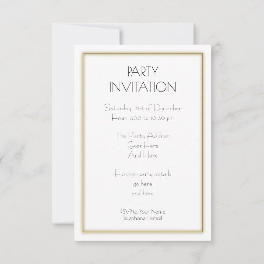 カスタマイズ可能な計算機プログラムのパーティの招待状 招待状 (裏面)