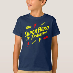 カスタマイズ可能な訓練のTシャツの子供の英雄- Tシャツ