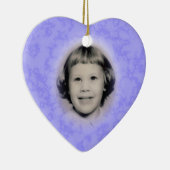 カスタマイズ可能な記念の写真のオーナメント セラミックオーナメント (右)