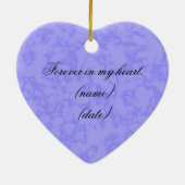 カスタマイズ可能な記念の写真のオーナメント セラミックオーナメント (裏面)