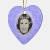 カスタマイズ可能な記念の写真のオーナメント セラミックオーナメント (左)