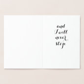 カスタマイズ可能な記念日カード-愛日を数えること 箔カード (内部)