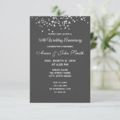 カスタマイズ可能な記念日招待リモージュストーン 招待状 (スタンド正面)