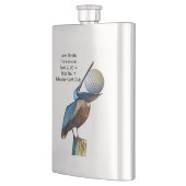 カスタマイズ可能な記念穴1のゴルフ フラスク (左)