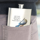 カスタマイズ可能な記念穴1のゴルフ フラスク (インサイチュ)