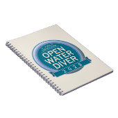 カスタマイズ可能な認定オープンウォーターダイバー ノートブック (右側)